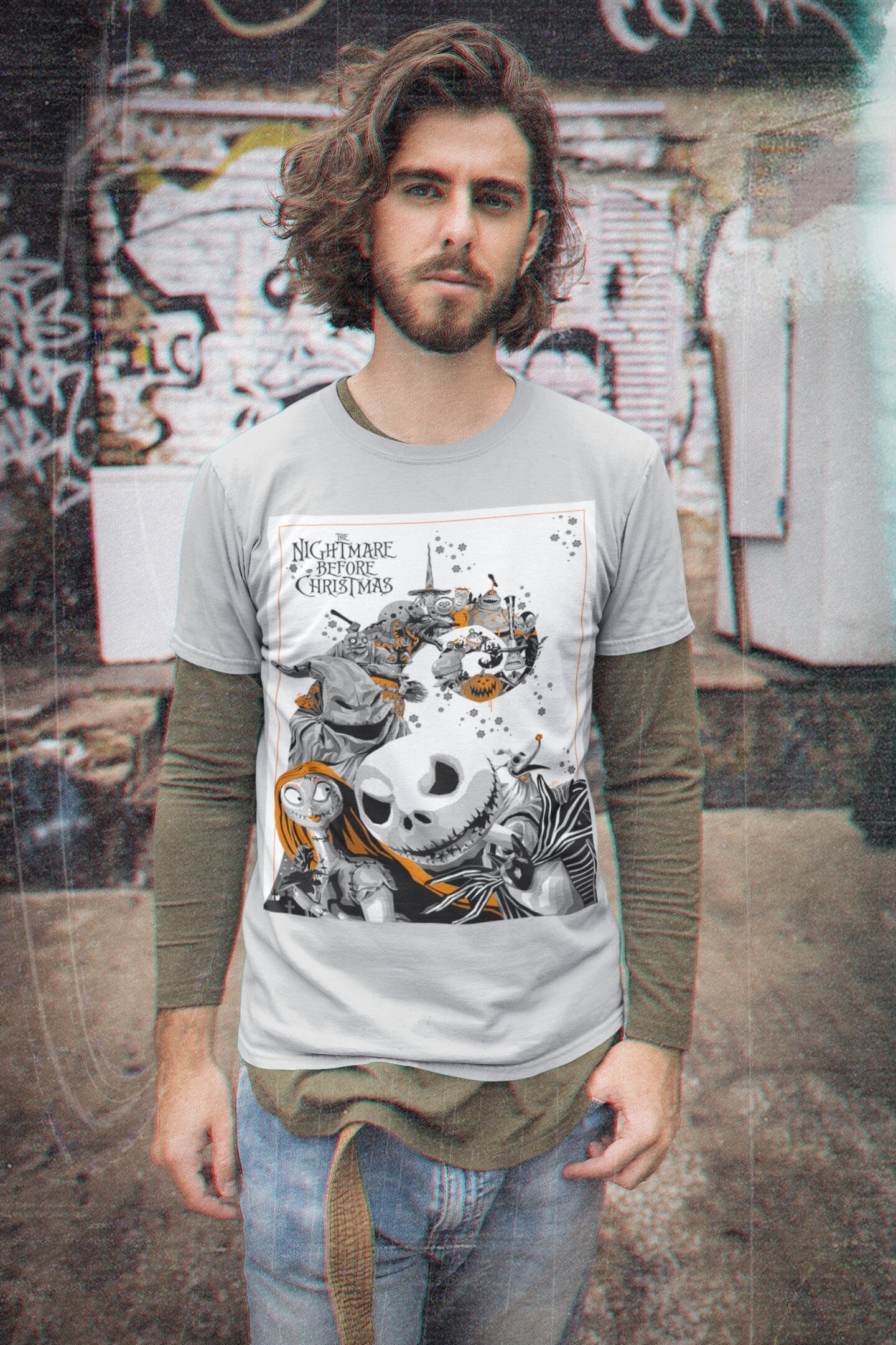 Characters The Nightmare Before Christmas Movie Halloween Unisex T-Shirt Characters The Nightmare Before Christmas Movie Halloween Unisex T-Shirt