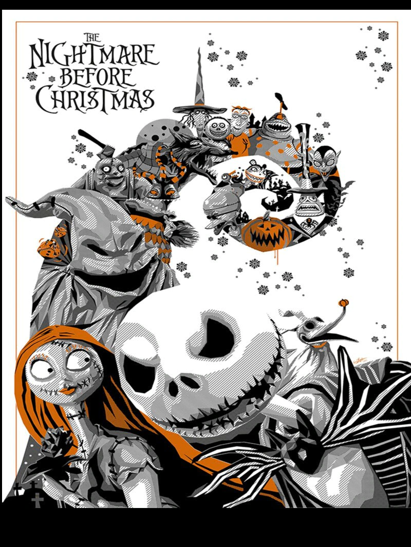 Characters The Nightmare Before Christmas Movie Halloween Unisex T-Shirt Characters The Nightmare Before Christmas Movie Halloween Unisex T-Shirt