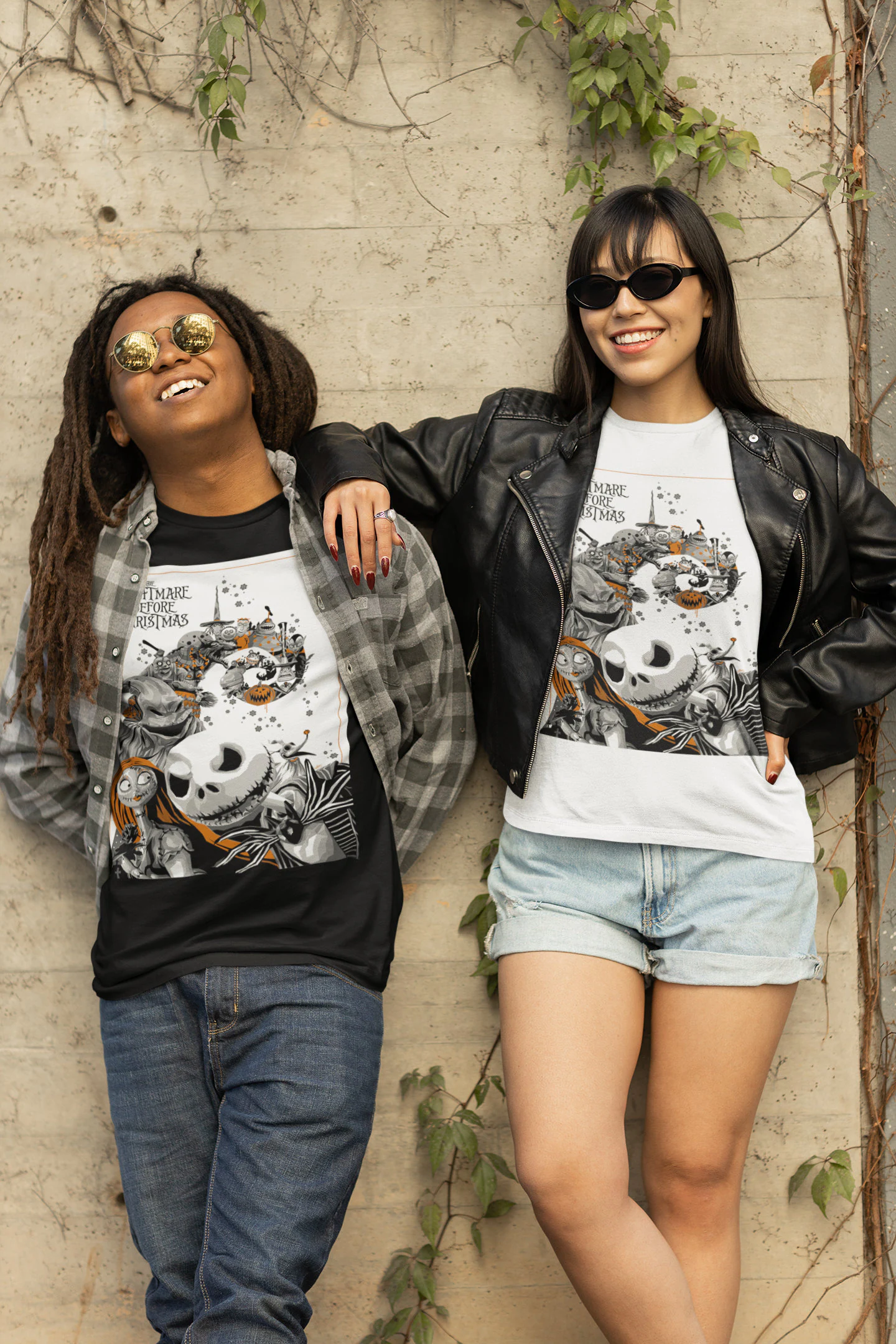 Characters The Nightmare Before Christmas Movie Halloween Unisex T-Shirt Characters The Nightmare Before Christmas Movie Halloween Unisex T-Shirt