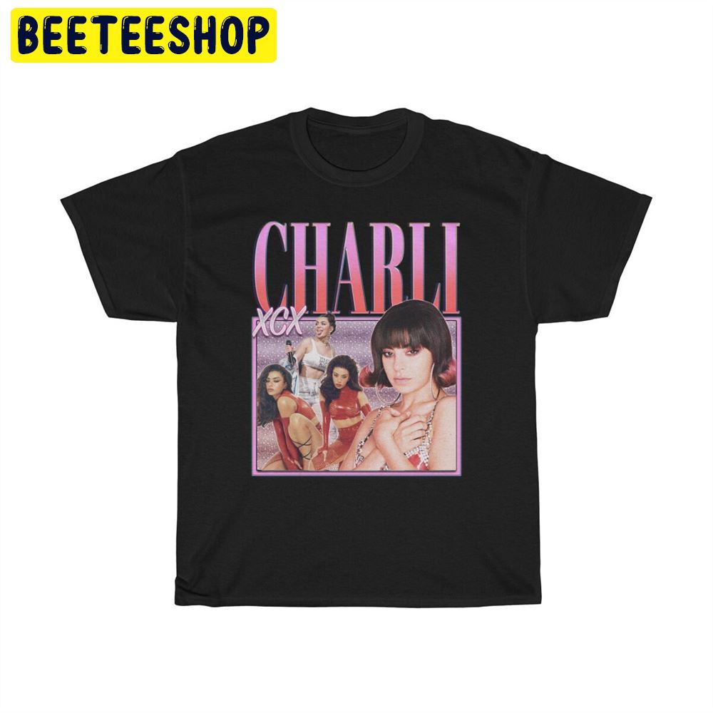 Charli Xcx Homage Retro Vintage Art Unisex T-Shirt Charli Xcx Homage Retro Vintage Art Unisex T-Shirt