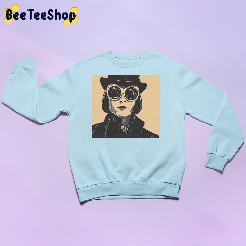 Charlie And The Chocolate Factory Stamp Willy Wonka Unisex Sweatshirt Charlie And The Chocolate Factory Stamp Willy Wonka Unisex Sweatshirt