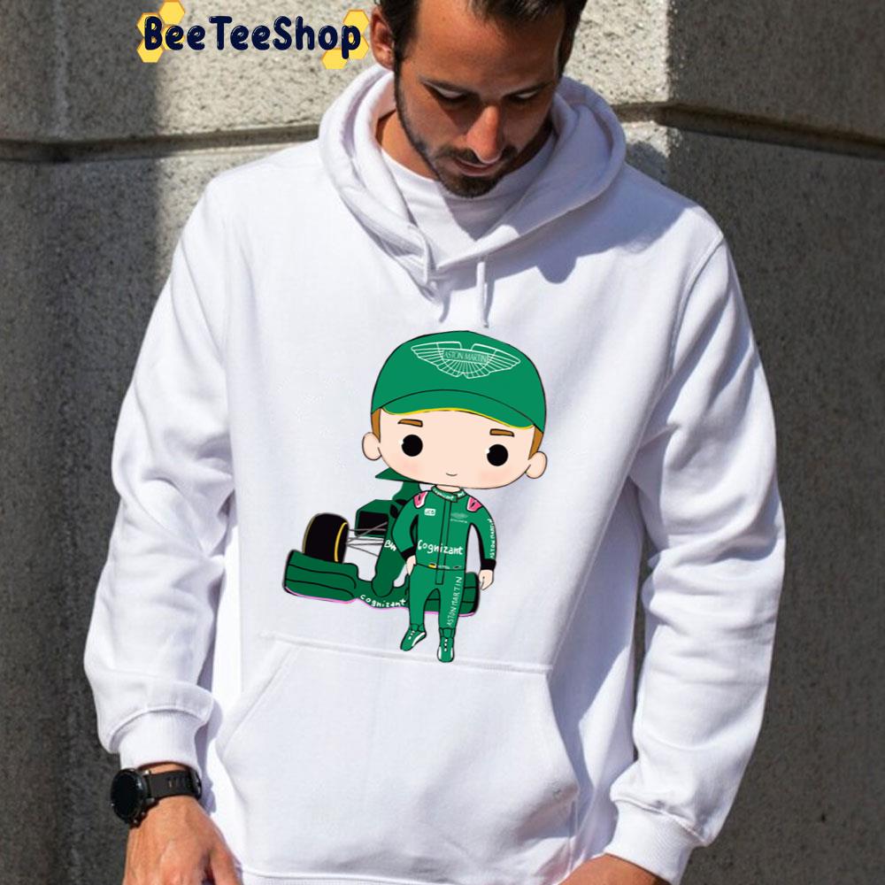 Chibi Sebastian Vettel Racing Unisex T-Shirt Chibi Sebastian Vettel Racing Unisex T-Shirt