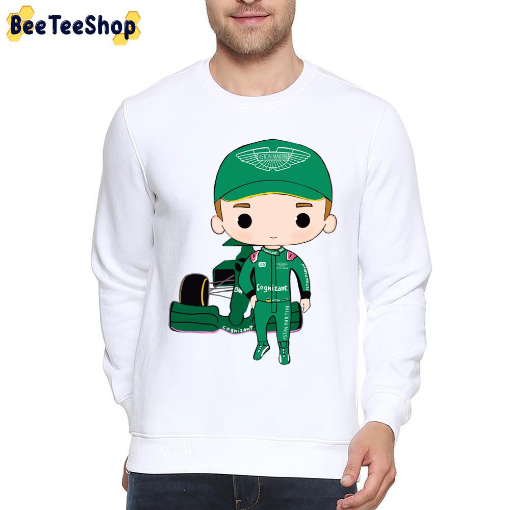 Chibi Sebastian Vettel Racing Unisex T-Shirt Chibi Sebastian Vettel Racing Unisex T-Shirt