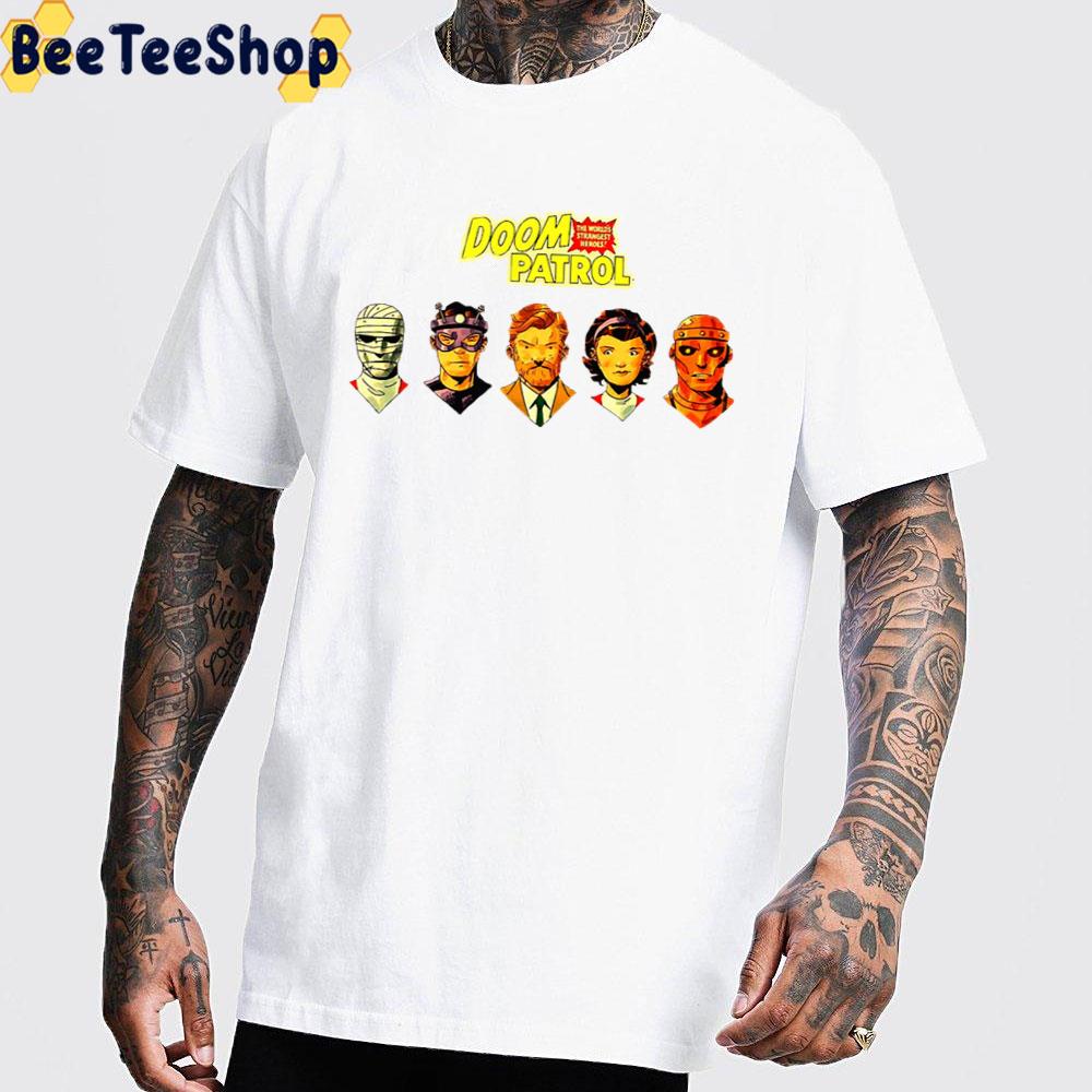 Comics Hero Doom Patrol The World's Strangest Heroes Unisex T-Shirt Comics Hero Doom Patrol The World's Strangest Heroes Unisex T-Shirt
