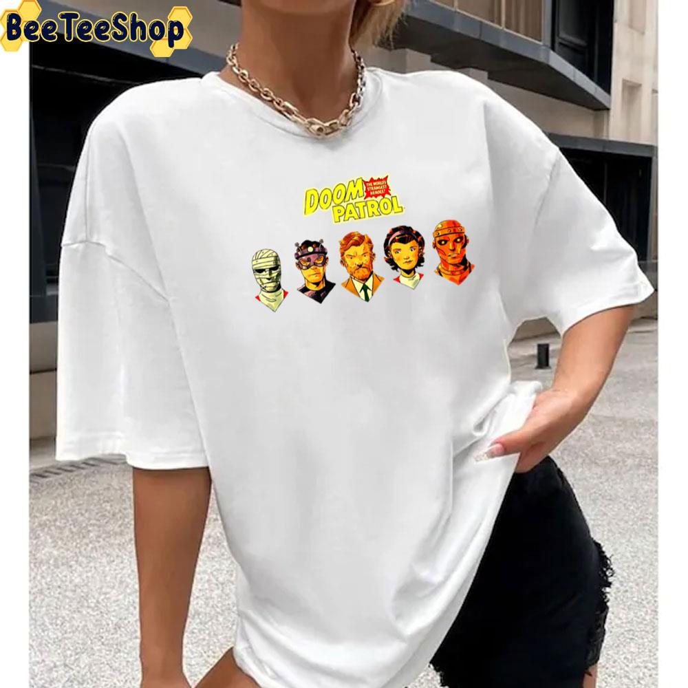 Comics Hero Doom Patrol The World's Strangest Heroes Unisex T-Shirt Comics Hero Doom Patrol The World's Strangest Heroes Unisex T-Shirt