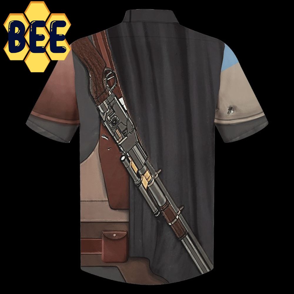 Cosplay Beskar SW Movie Halloween Hawaiian Shirt Cosplay Beskar SW Movie Halloween Hawaiian Shirt