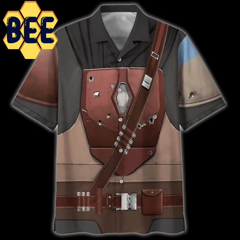 Cosplay Beskar SW Movie Halloween Hawaiian Shirt Cosplay Beskar SW Movie Halloween Hawaiian Shirt