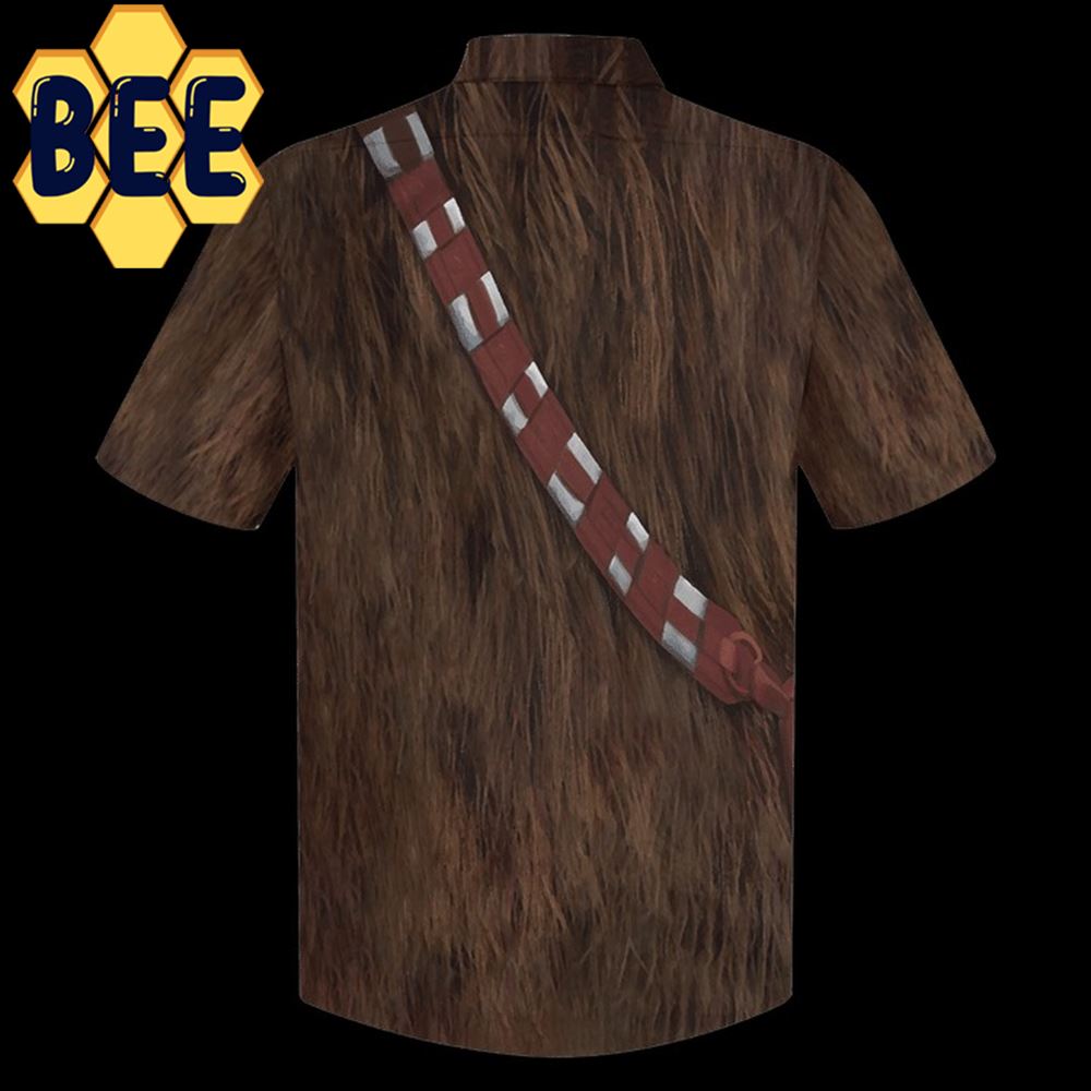 Cosplay Chewbacca SW Movie Halloween Hawaiian Shirt Cosplay Chewbacca SW Movie Halloween Hawaiian Shirt