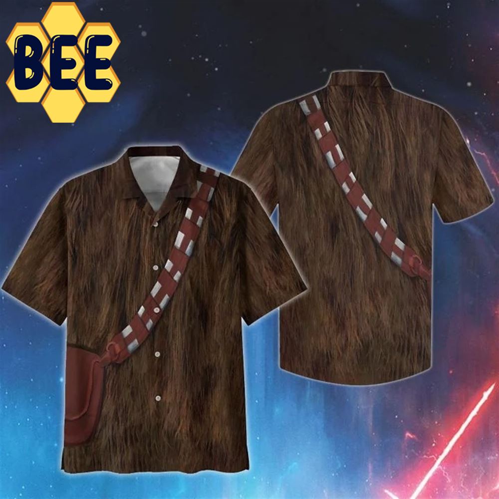 Cosplay Chewbacca SW Movie Halloween Hawaiian Shirt Cosplay Chewbacca SW Movie Halloween Hawaiian Shirt