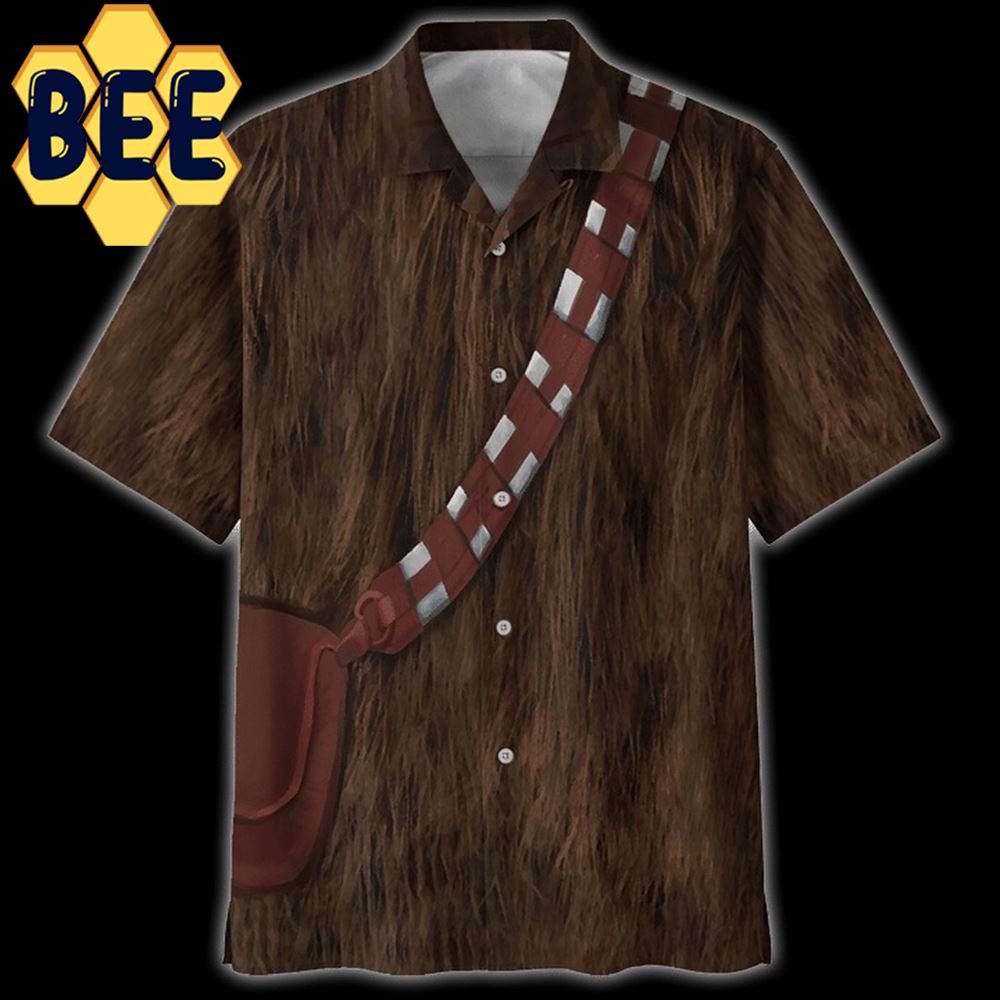 Cosplay Chewbacca SW Movie Halloween Hawaiian Shirt Cosplay Chewbacca SW Movie Halloween Hawaiian Shirt