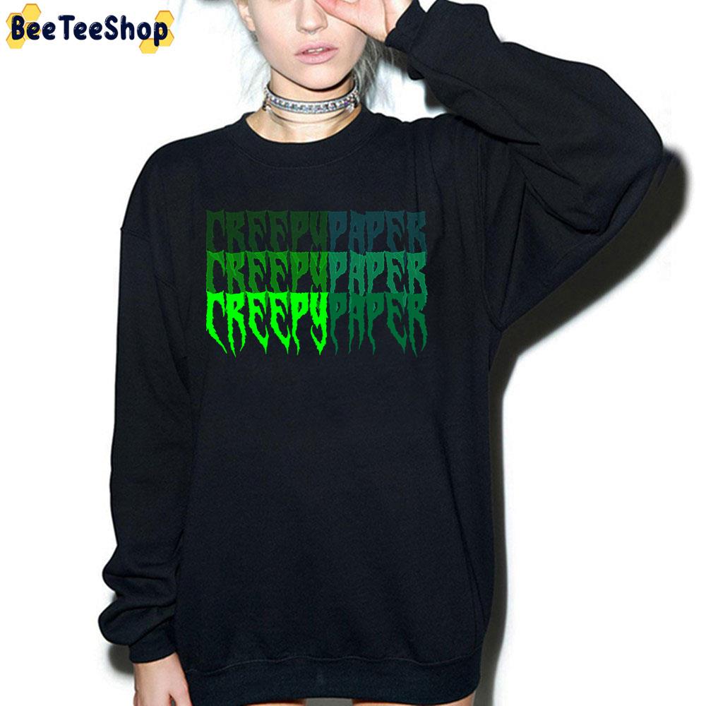 Creepy Paper Halloween Unisex T-Shirt Creepy Paper Halloween Unisex T-Shirt