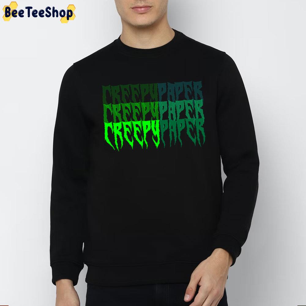 Creepy Paper Halloween Unisex T-Shirt Creepy Paper Halloween Unisex T-Shirt