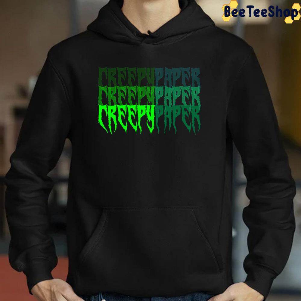 Creepy Paper Halloween Unisex T-Shirt Creepy Paper Halloween Unisex T-Shirt