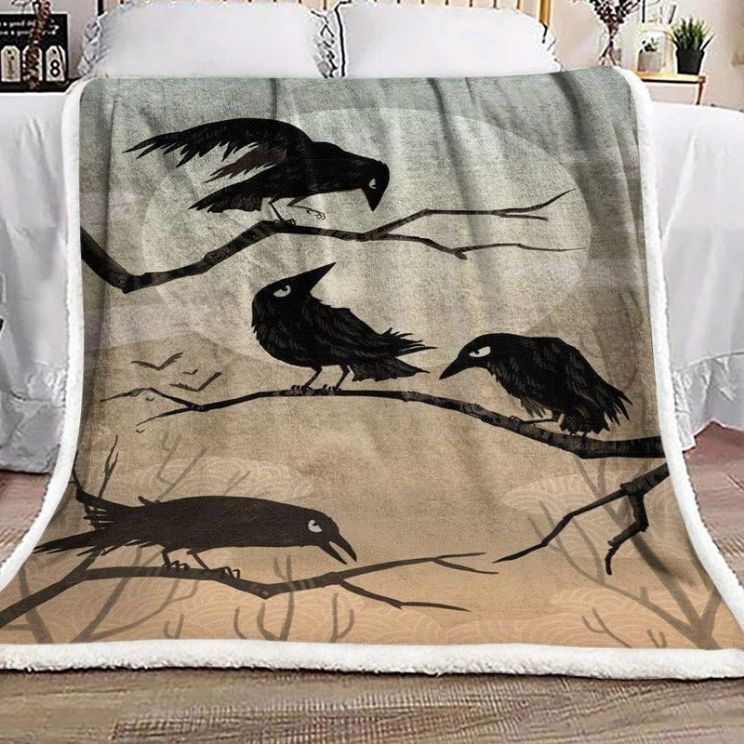 Crow Premium Comfy Sofa Throw Blanket Crow Premium Comfy Sofa Throw Blanket