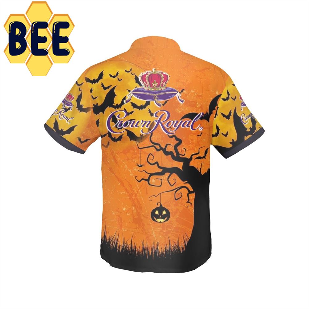 Crown Royal Wine Jack Skellington Halloween Hawaiian Shirt Crown Royal Wine Jack Skellington Halloween Hawaiian Shirt