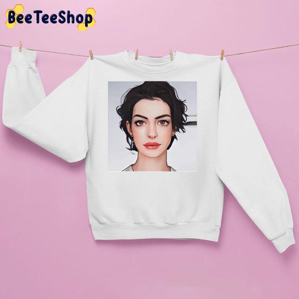 Cute Anne Hathaway Unisex Sweatshirt Cute Anne Hathaway Unisex Sweatshirt