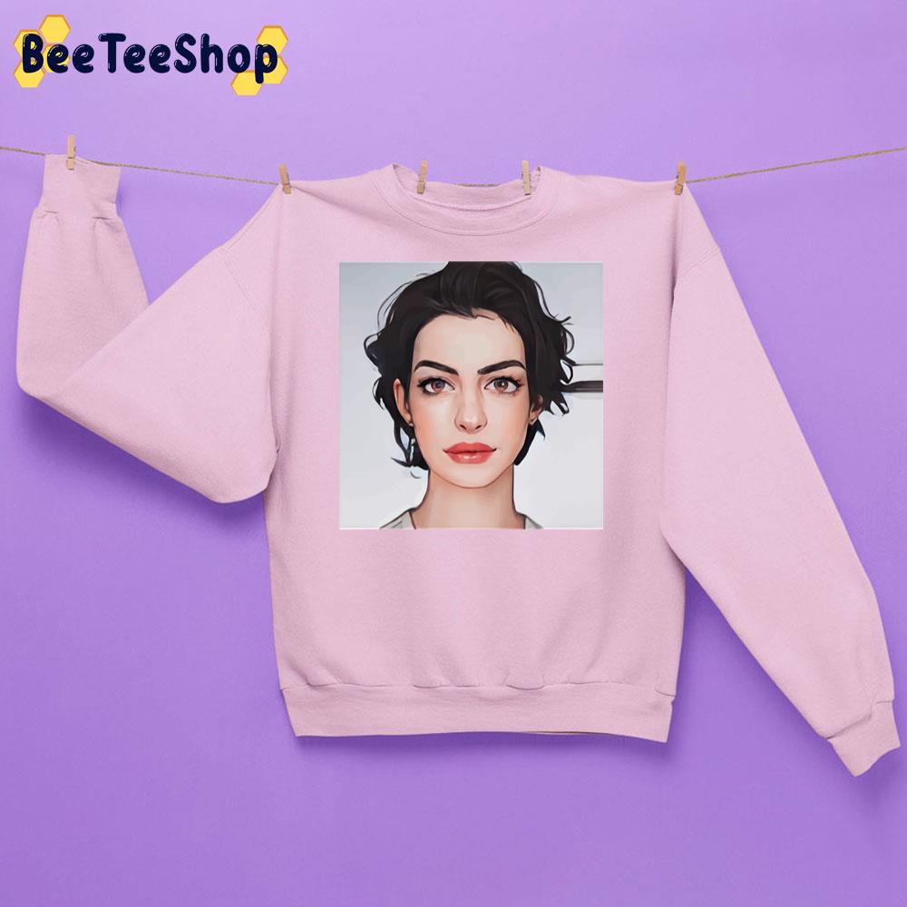 Cute Anne Hathaway Unisex Sweatshirt Cute Anne Hathaway Unisex Sweatshirt