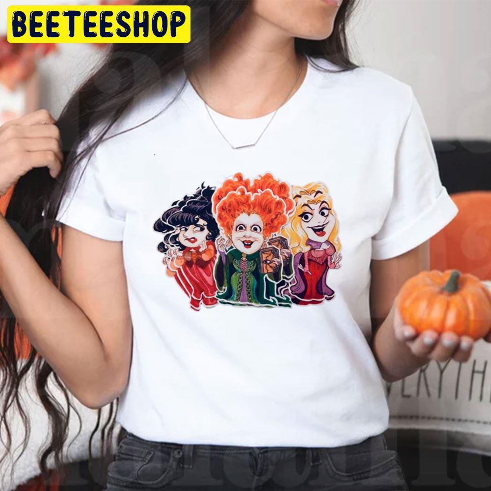 Cute Cartoon Art Hocus Pocus Halloween Unisex T-Shirt Cute Cartoon Art Hocus Pocus Halloween Unisex T-Shirt