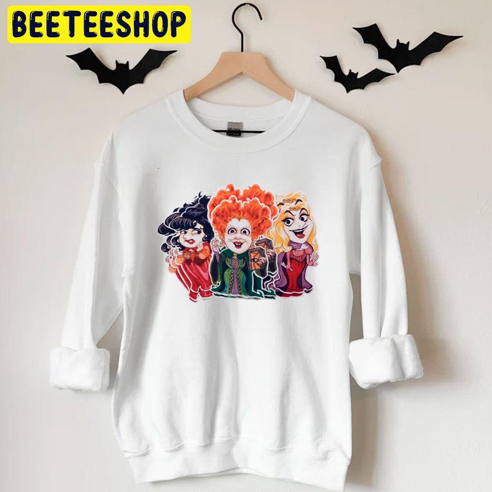 Cute Cartoon Art Hocus Pocus Halloween Unisex T-Shirt Cute Cartoon Art Hocus Pocus Halloween Unisex T-Shirt