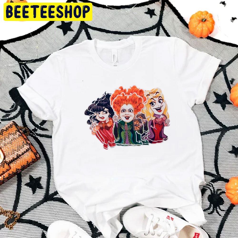 Cute Cartoon Art Hocus Pocus Halloween Unisex T-Shirt Cute Cartoon Art Hocus Pocus Halloween Unisex T-Shirt