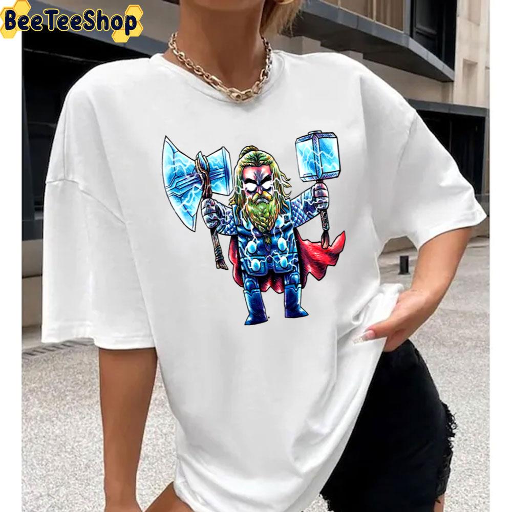 Cute Cartoon Art Thor Love And Thunder Unisex T-Shirt Cute Cartoon Art Thor Love And Thunder Unisex T-Shirt