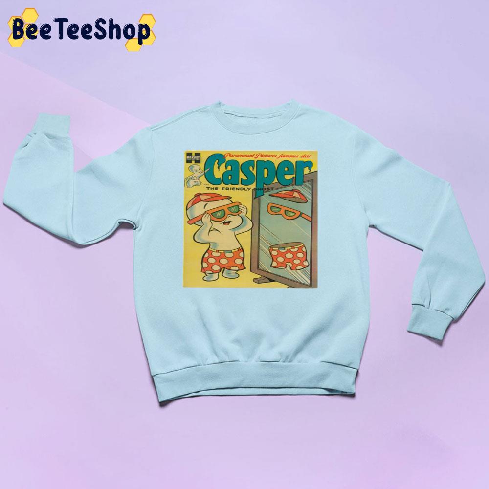Cute Casper Caricature Halloween Unisex Sweatshirt Cute Casper Caricature Halloween Unisex Sweatshirt