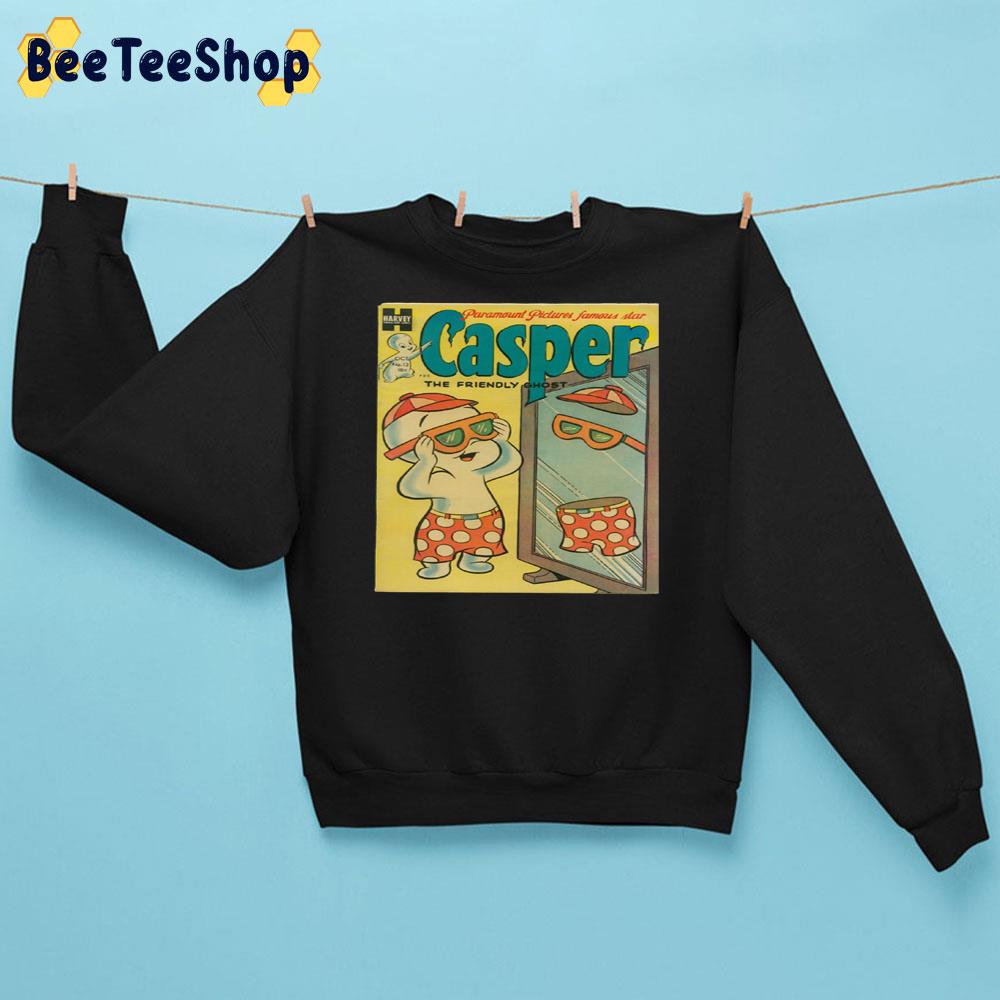 Cute Casper Caricature Halloween Unisex Sweatshirt Cute Casper Caricature Halloween Unisex Sweatshirt