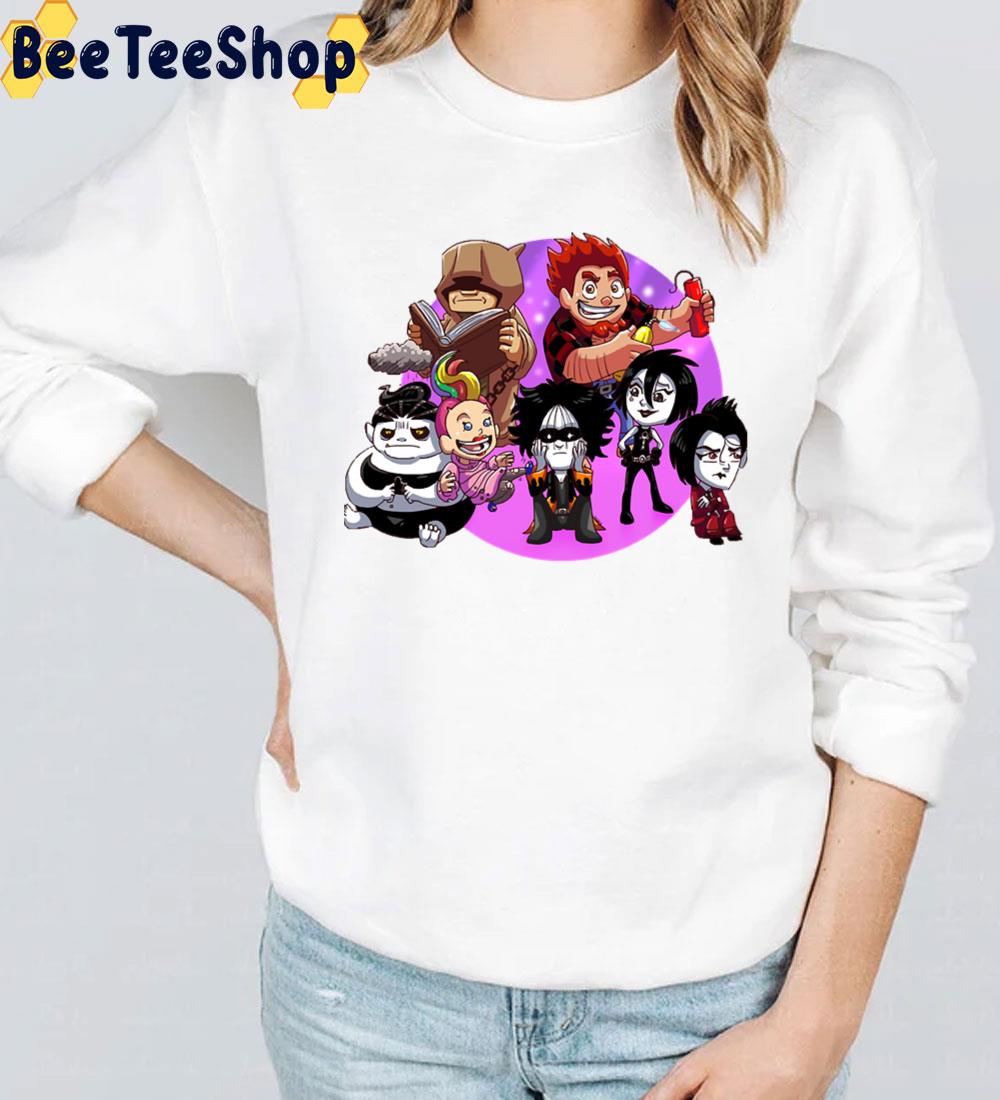 Cute Chibi Characters The Sandman Unisex T-Shirt Cute Chibi Characters The Sandman Unisex T-Shirt