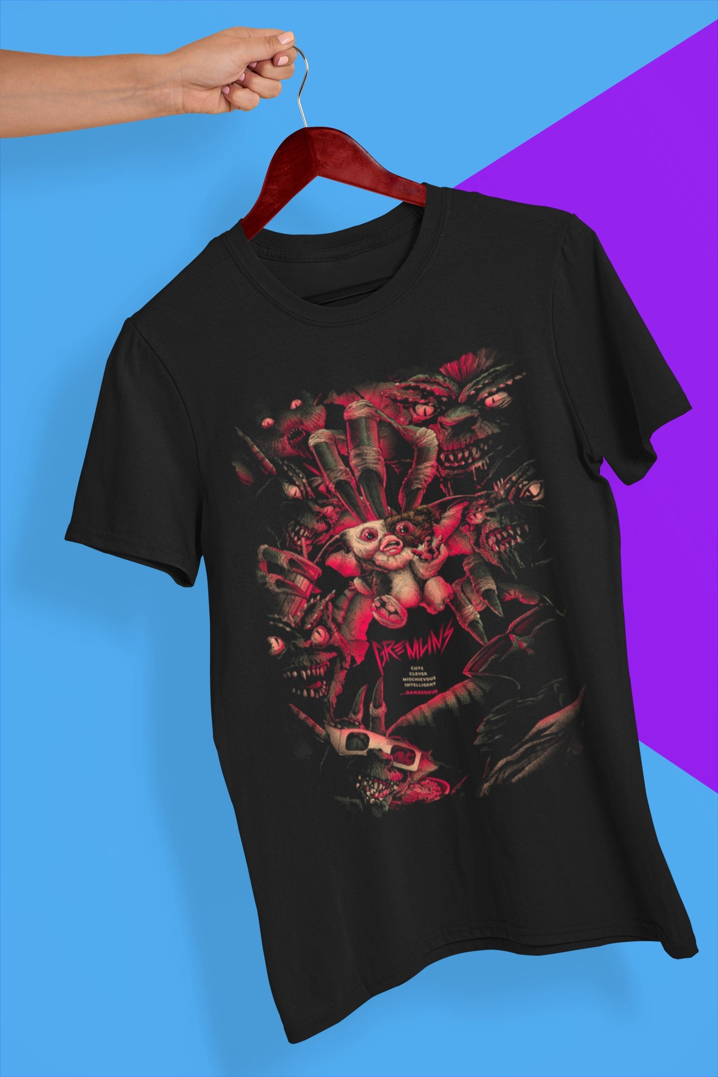 Cute Clever Mischievous Intelligent Dangerous Gremlins Movie Halloween Unisex T-Shirt Cute Clever Mischievous Intelligent Dangerous Gremlins Movie Halloween Unisex T-Shirt
