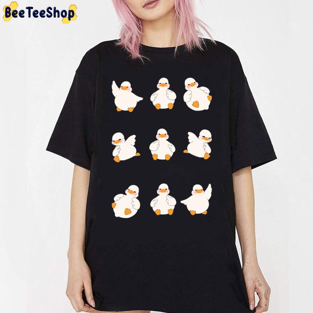 Cute Cute Duck Goose With Knife Untitled Goose Goose Duck Game Unisex T-Shirt Cute Cute Duck Goose With Knife Untitled Goose Goose Duck Game Unisex T-Shirt