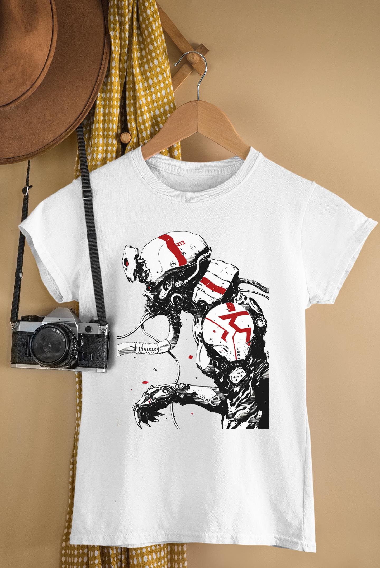 Cyberpunk Cyborg Soldier Futuristic Urban Style Unisex T-Shirt Cyberpunk Cyborg Soldier Futuristic Urban Style Unisex T-Shirt