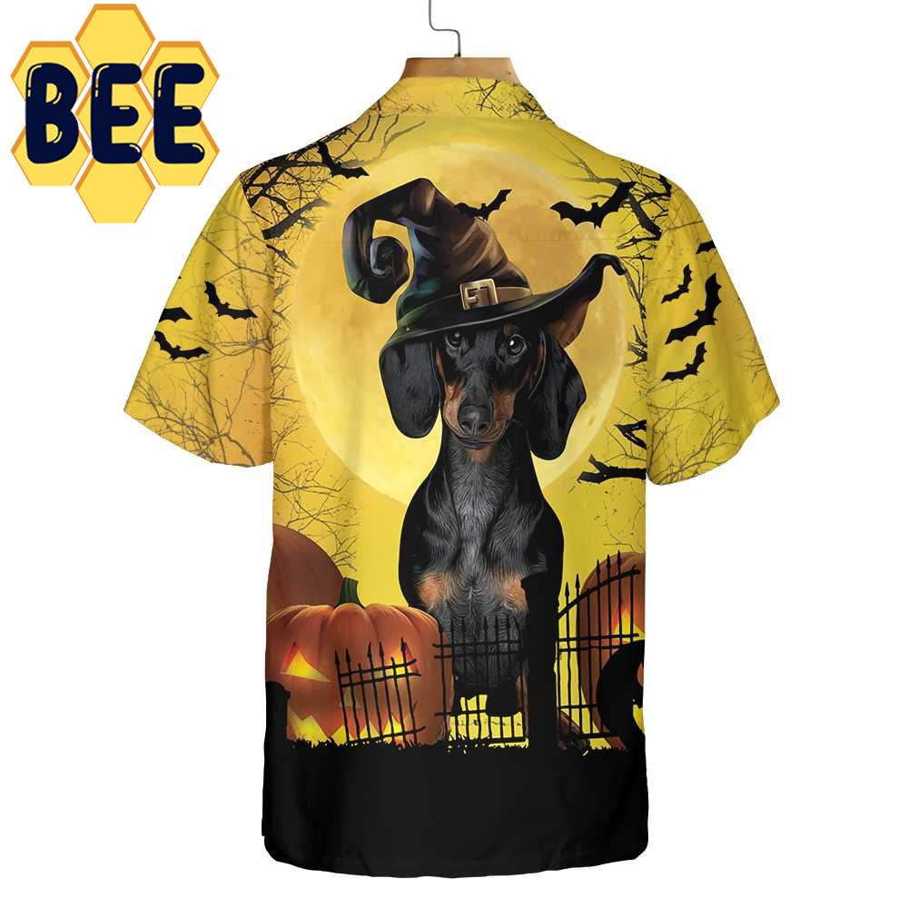 Dachshund Is Never Too Old For Halloween Hawaiian Shirt Dachshund Is Never Too Old For Halloween Hawaiian Shirt