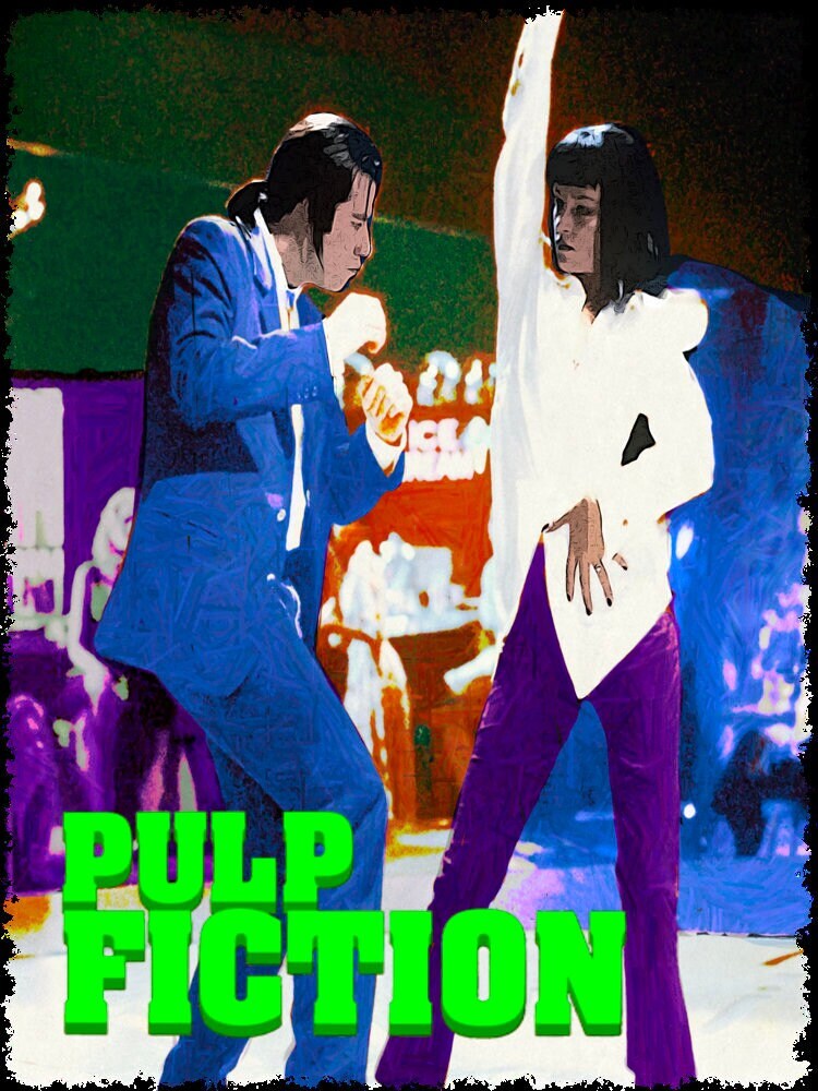 Dancing Pulp Fiction Halloween Unisex T-Shirt Dancing Pulp Fiction Halloween Unisex T-Shirt
