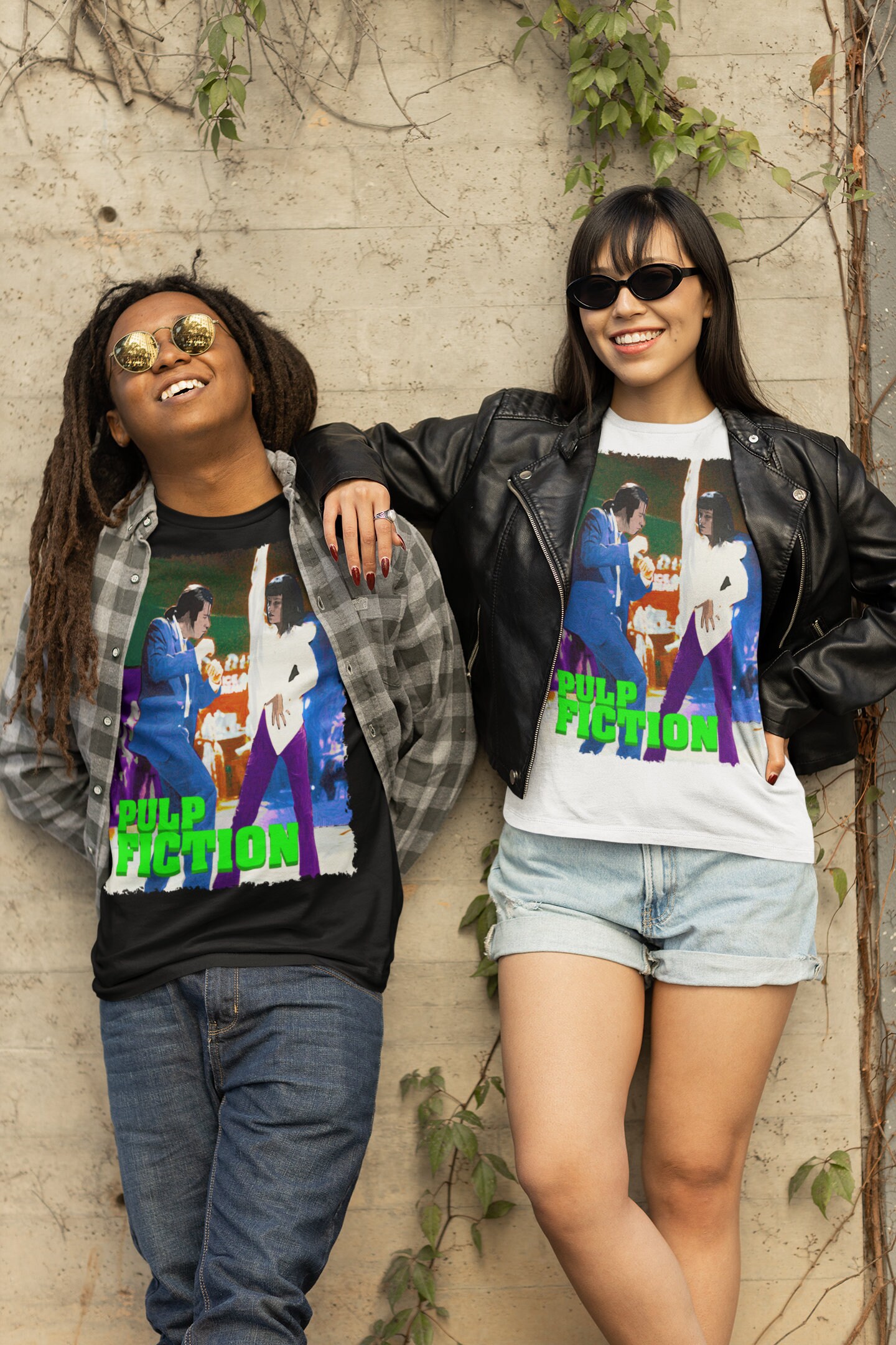 Dancing Pulp Fiction Halloween Unisex T-Shirt Dancing Pulp Fiction Halloween Unisex T-Shirt
