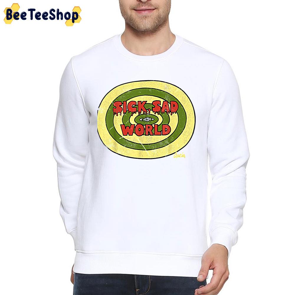 Daria Sick Sad World Drippy Text Eye Logo Unisex T-Shirt Daria Sick Sad World Drippy Text Eye Logo Unisex T-Shirt
