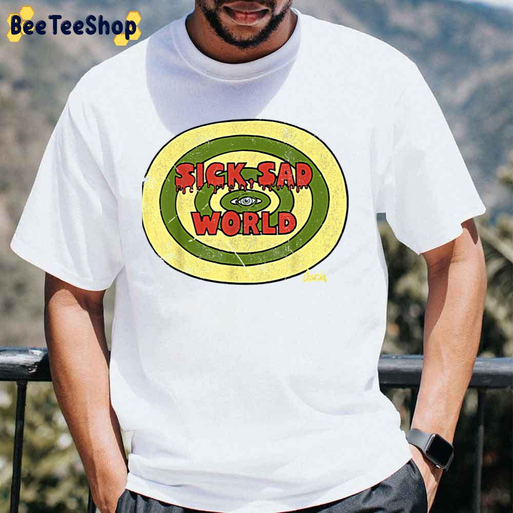 Daria Sick Sad World Drippy Text Eye Logo Unisex T-Shirt Daria Sick Sad World Drippy Text Eye Logo Unisex T-Shirt