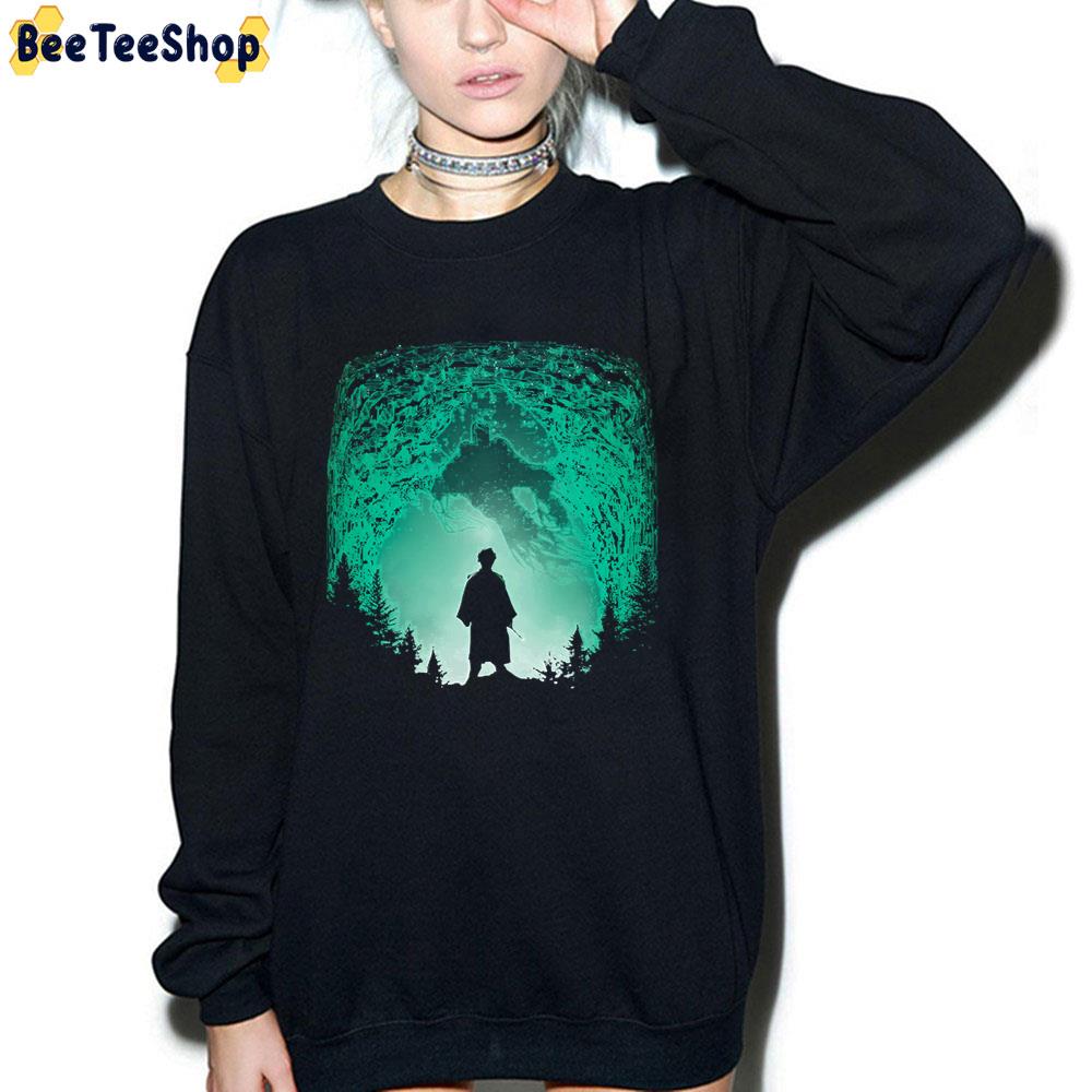 Dark Creature Green Art Unisex T-Shirt Dark Creature Green Art Unisex T-Shirt