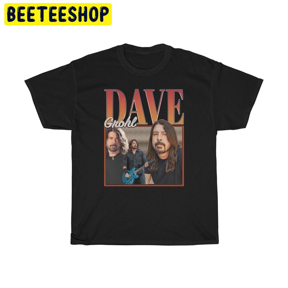 Dave Grohl Homage Retro Vintage Art Unisex T-Shirt Dave Grohl Homage Retro Vintage Art Unisex T-Shirt