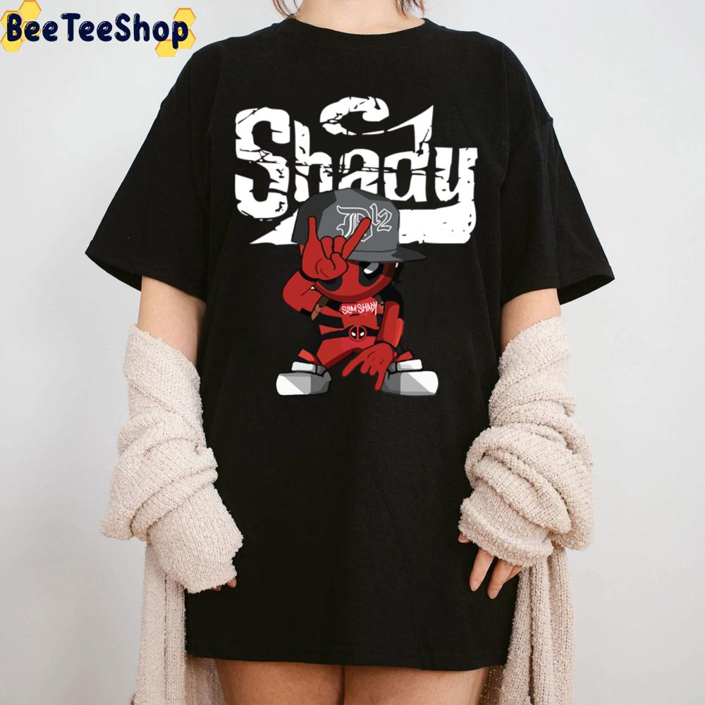 Dealpool Style Slim Shady Eminem Unisex T-Shirt Dealpool Style Slim Shady Eminem Unisex T-Shirt