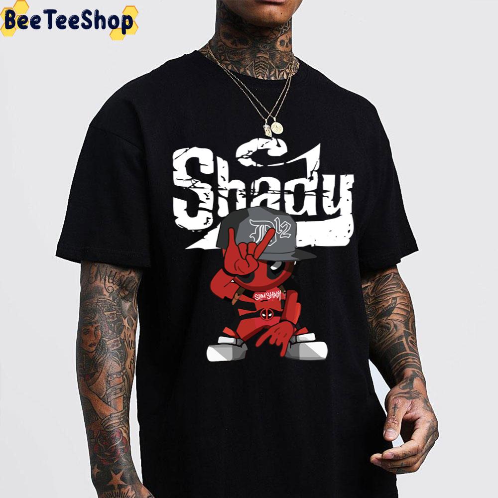 Dealpool Style Slim Shady Eminem Unisex T-Shirt Dealpool Style Slim Shady Eminem Unisex T-Shirt