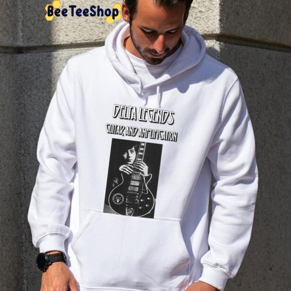 Delta Legends Guitar And Ampufication Jimmy Page Unisex T-Shirt Delta Legends Guitar And Ampufication Jimmy Page Unisex T-Shirt
