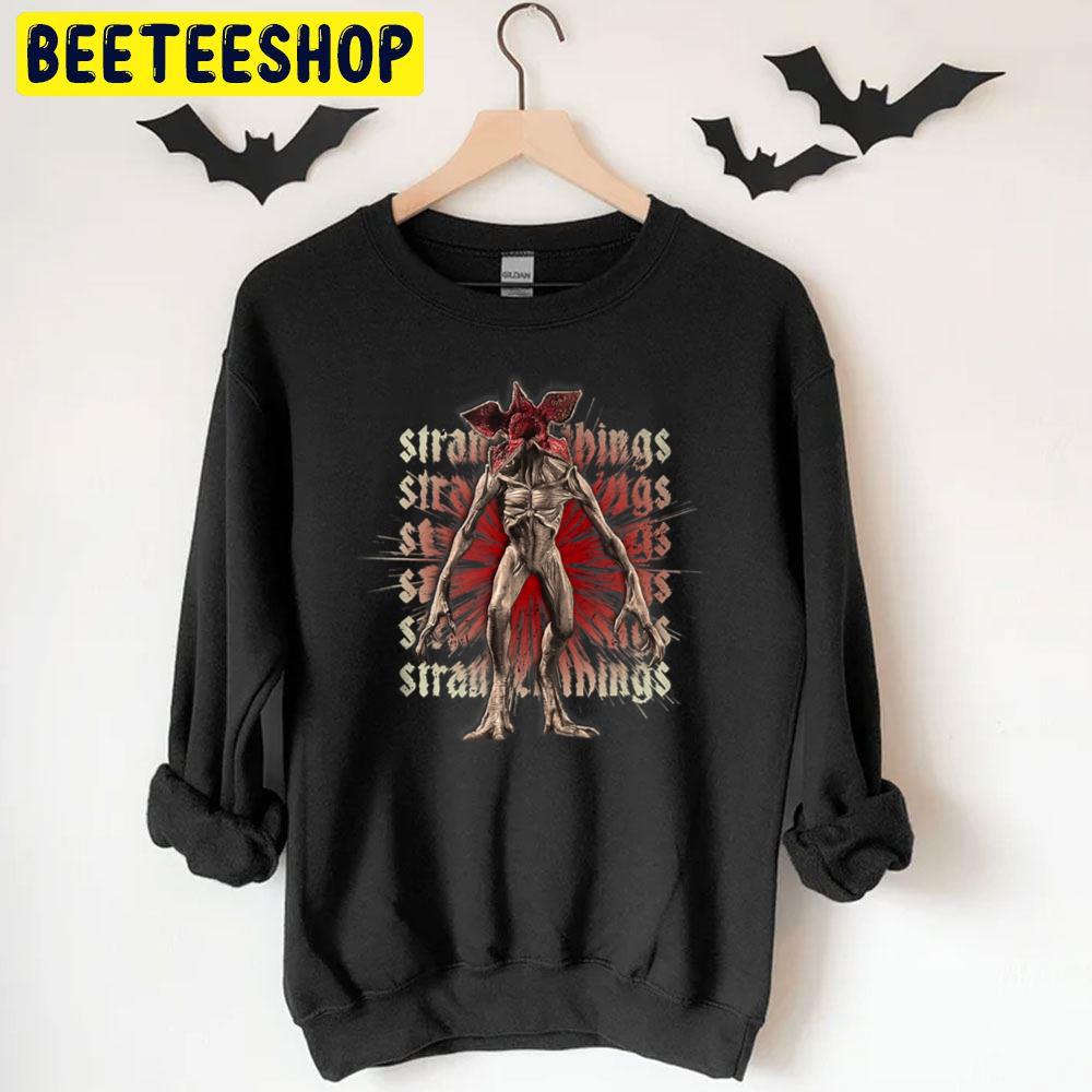 Demogorgon Red Stacks Stranger Things 4 Halloween Unisex T-Shirt Demogorgon Red Stacks Stranger Things 4 Halloween Unisex T-Shirt