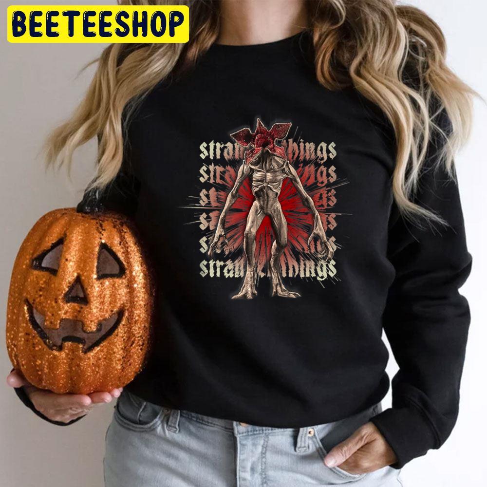 Demogorgon Red Stacks Stranger Things 4 Halloween Unisex T-Shirt Demogorgon Red Stacks Stranger Things 4 Halloween Unisex T-Shirt