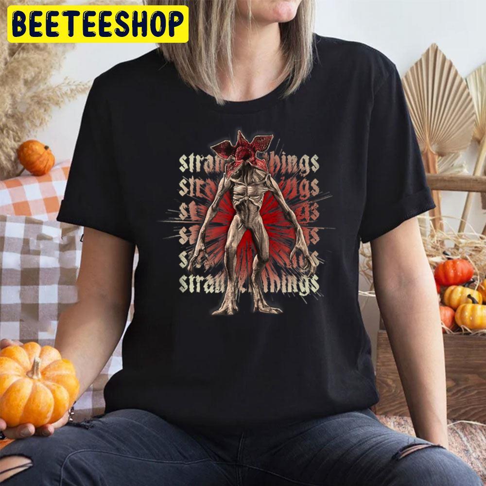 Demogorgon Red Stacks Stranger Things 4 Halloween Unisex T-Shirt Demogorgon Red Stacks Stranger Things 4 Halloween Unisex T-Shirt