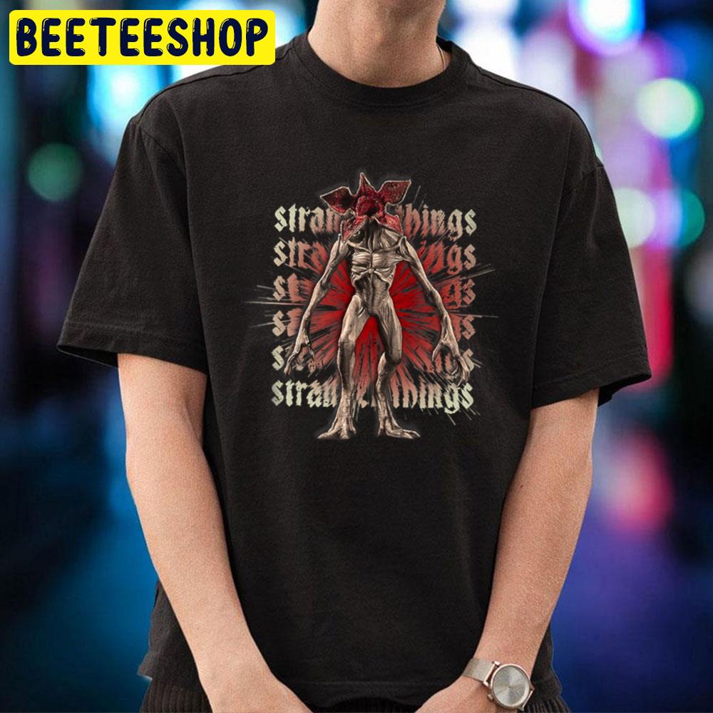 Demogorgon Red Stacks Stranger Things 4 Halloween Unisex T-Shirt Demogorgon Red Stacks Stranger Things 4 Halloween Unisex T-Shirt