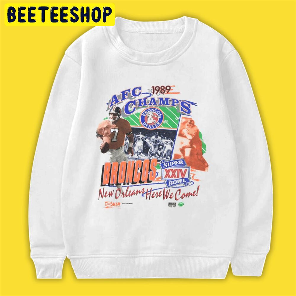 Denver Broncos Vintage 1990 Super Bowl White Funny Art Fan Unisex T-Shirt Denver Broncos Vintage 1990 Super Bowl White Funny Art Fan Unisex T-Shirt