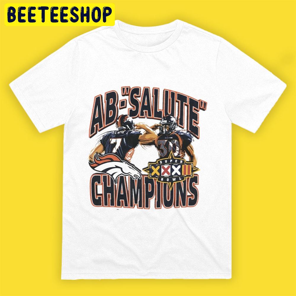 Denver Broncos Vintage Champions John Elway Funny Art Unisex T-Shirt Denver Broncos Vintage Champions John Elway Funny Art Unisex T-Shirt