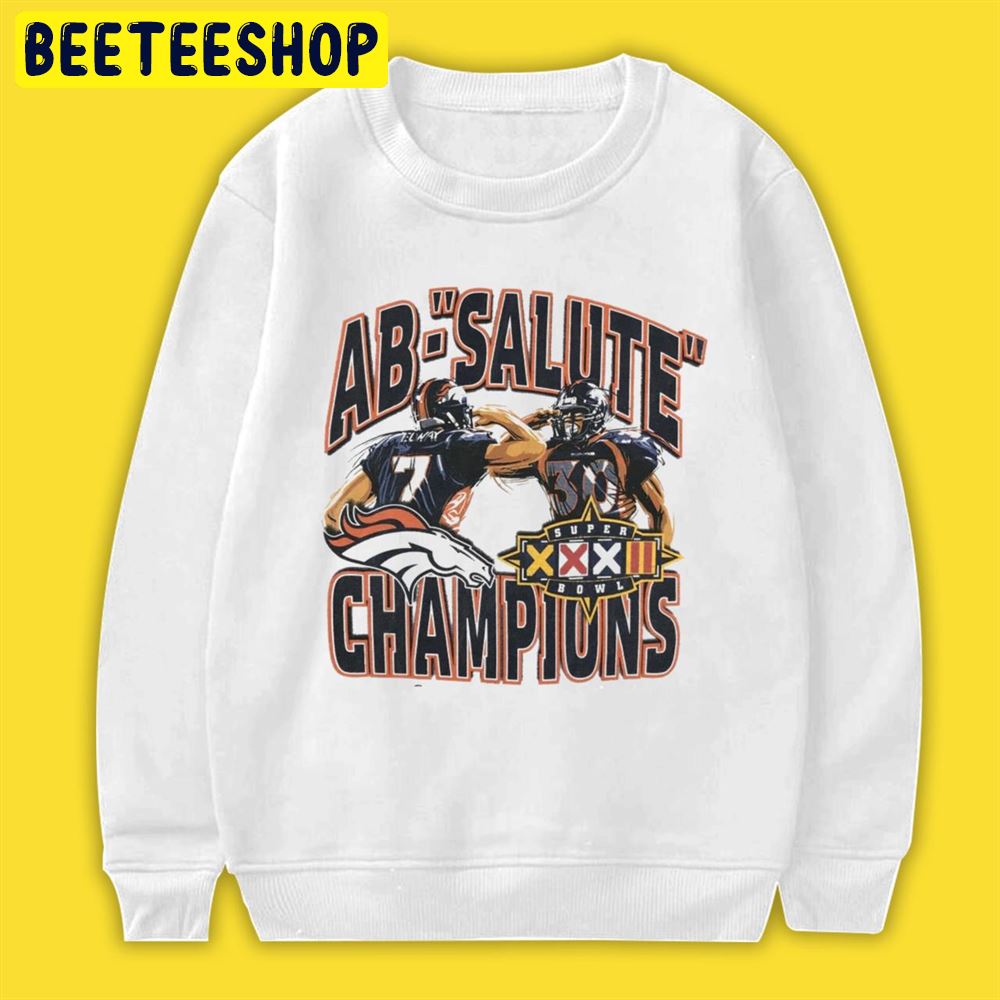Denver Broncos Vintage Champions John Elway Funny Art Unisex T-Shirt Denver Broncos Vintage Champions John Elway Funny Art Unisex T-Shirt