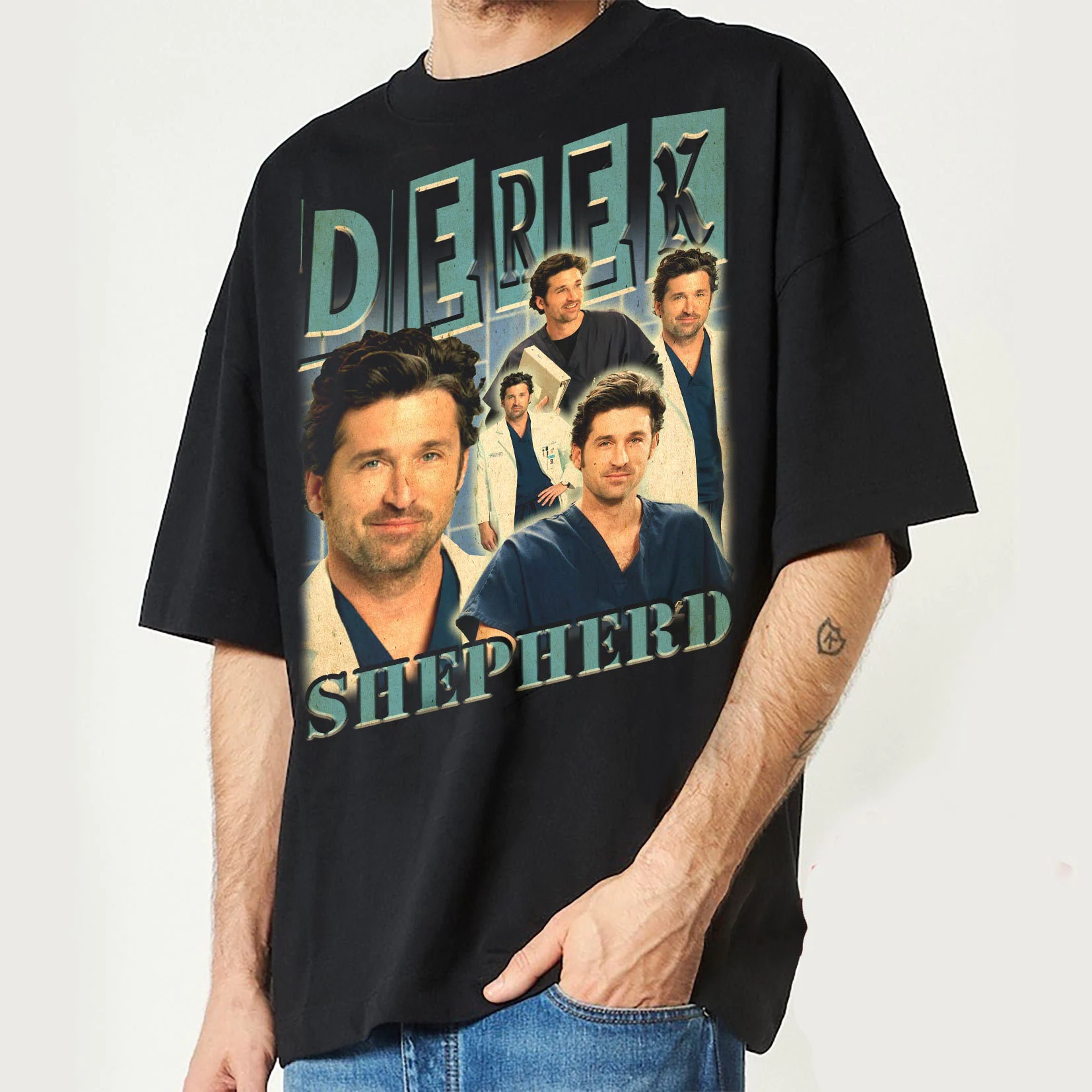 Derek Shepherd Retro Vintage Unisex T-Shirt Derek Shepherd Retro Vintage Unisex T-Shirt