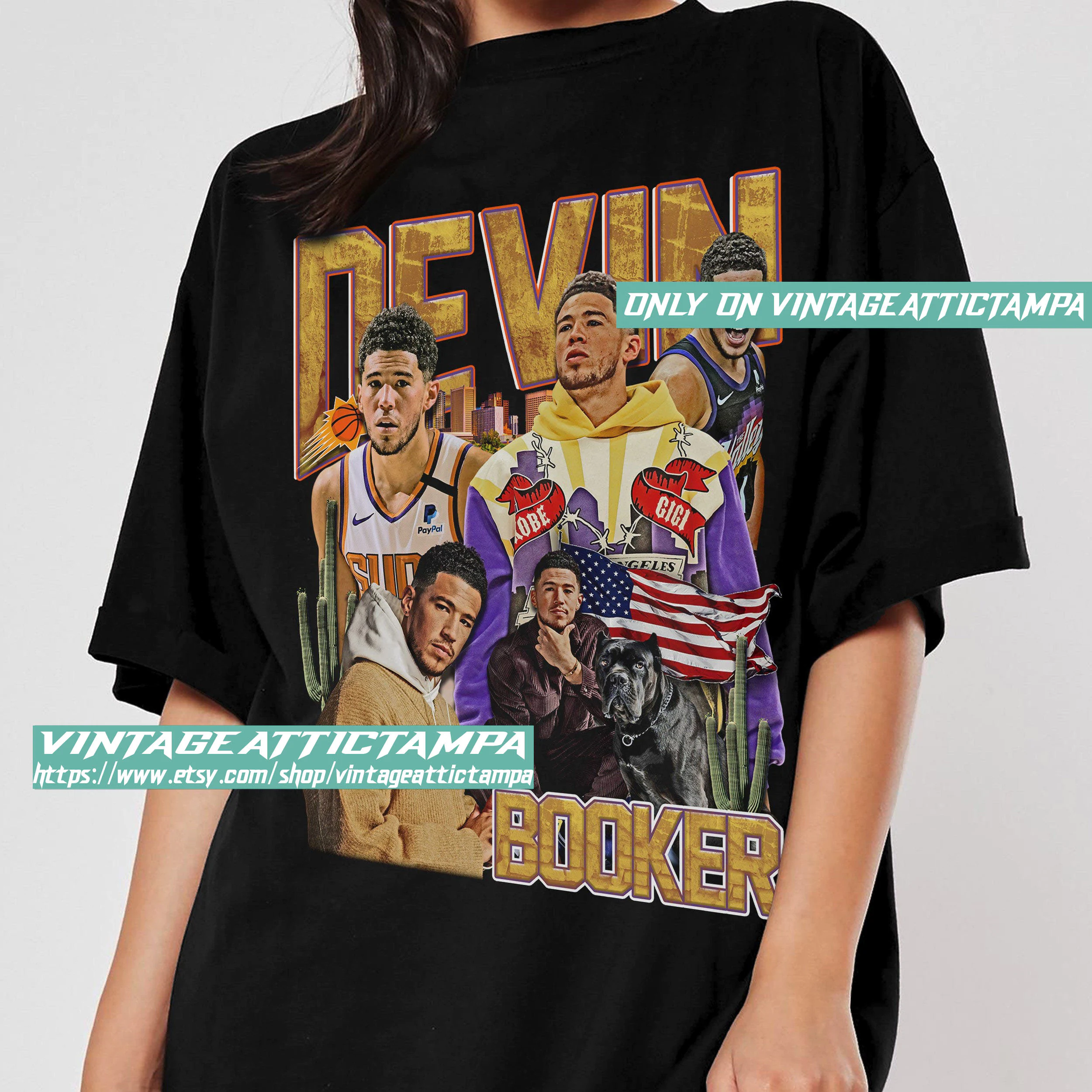 Devin Booker Nba Graphic Nba Player Basketball Vintage Unisex T-Shirt Devin Booker Nba Graphic Nba Player Basketball Vintage Unisex T-Shirt